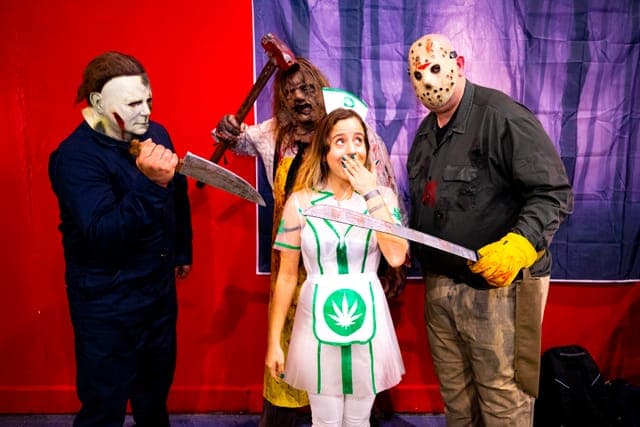 Horror villains, cannabis queen