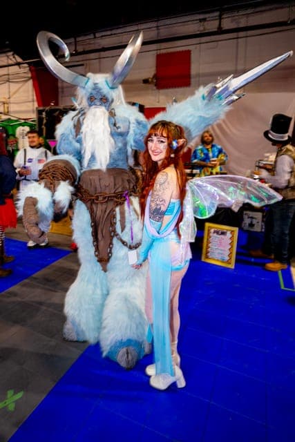 Frost fairy in blue