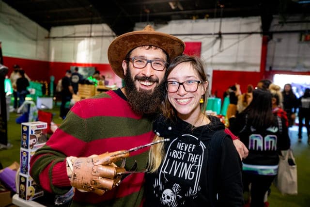 Freddy Krueger couple candid