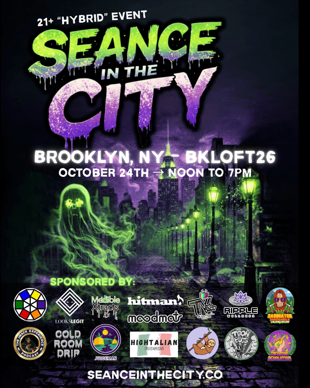 Séance in the City — official Phase 1 flyer